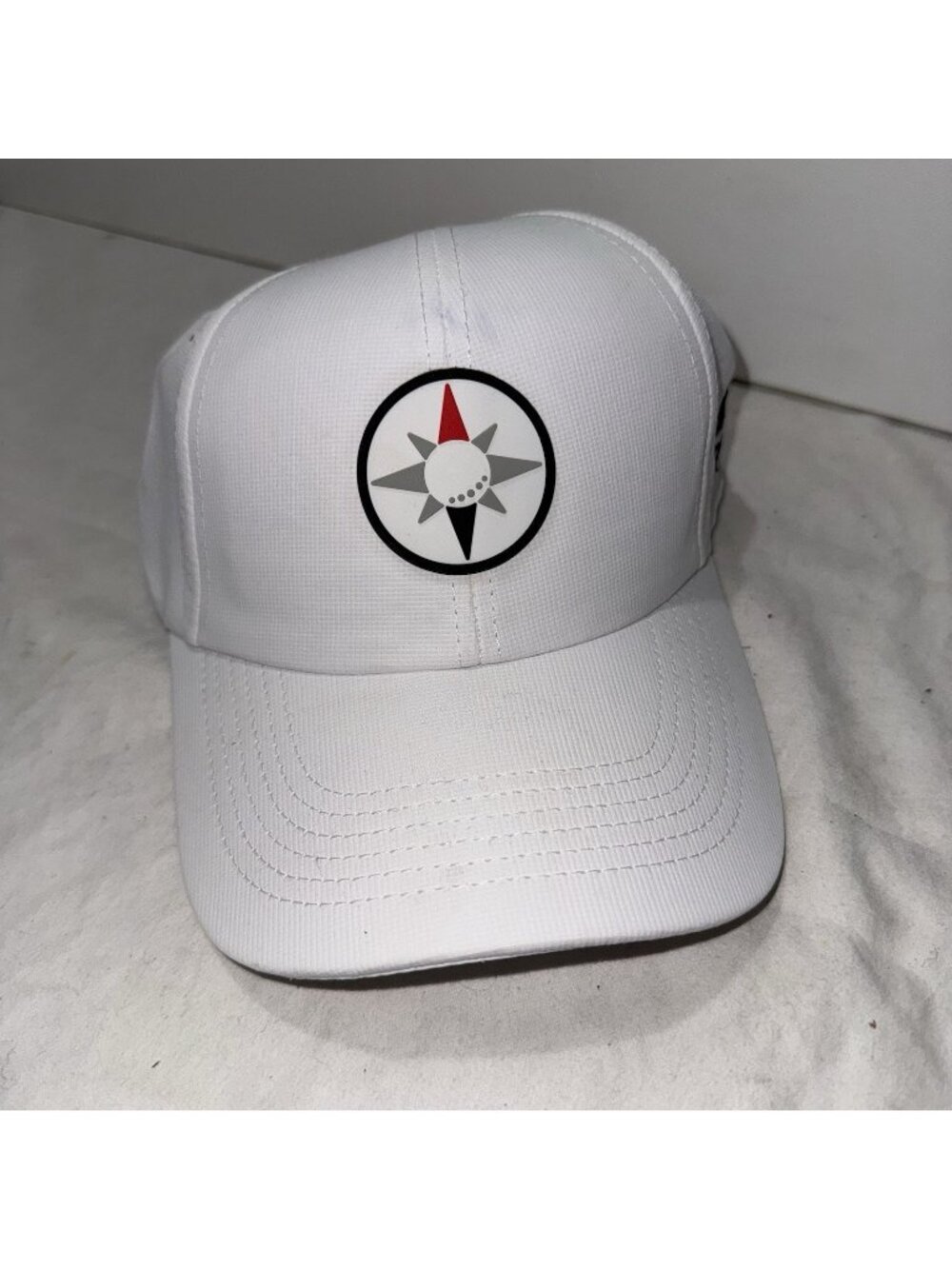 3M Open Golf Hat White Snapback PGA Pro Cap Athleisure Country Club Active